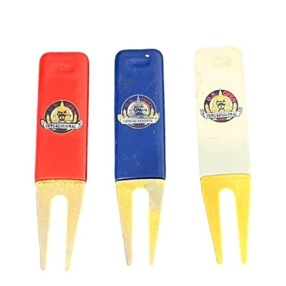 Miller Golf Divit Tool Unisex OS Red White Blue 1997 US Open Congressional 3pk